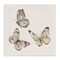 Stupell Industries Isolated Butterflies on Beige Canvas, design by Patricia Pinto